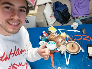 De teamlunches zijn begonnen